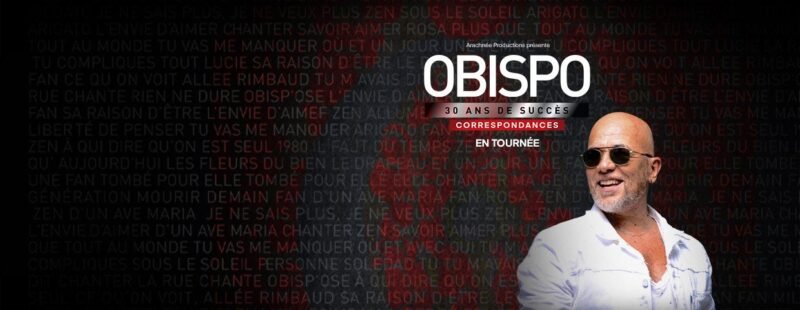 Obispo – Correspondances – Tournée – Image 2